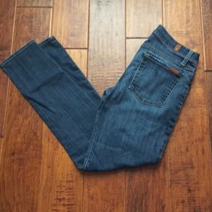 7 for All Mankind Jeans. Slim Cigarette, sz 27.